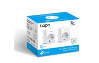 TP-Link MINI SMART WI-FI SOCKET TAPO P110(2-PACK), Protocol: IEEE 802.11b/g/n, Bluetooth 4.2 (doar pentru onboarding), 2.4 GHz, - 1