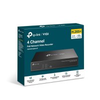 TP-Link POE+ Video recorder cu 4 canale de retea, Decodare: H.265 +/H.265/ H.264+/H.264, Rezolutie playback: 8MP/5MP/4MP/3MP/108 - 4