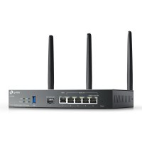 TP-Link Router VPN Wi-Fi 6 AX3000 Multi-WAN ER706W, Interfata: 1 x WAN, 4 x 10/100/1000Mbps, 1 x USB 3.0, Dual-Band 2.4 GHz: 574 - 3