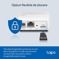 TP-Link Sonerie video smart TAPO D230S1, Senzor: 1/2.7“, Lentile F/NO: 2.1, IR pana la 7m, Rezistenta la ap: IP64, Unghi vizuali - 4