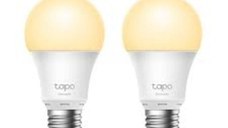 TP-Link Tapo L510E Smart bulb White 2 PACK, Yellow Wi-Fi, Dimmable, E27, Wi-Fi Protocol IEEE 802.11b/g/n, Wi-Fi Frequency 2.4 GH