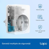 TP-LINK TAPO P100M Mini priză Wi-Fi smart, compatibilă cu Matter, WIFI Protocol: IEEE 802.11b/g/n, Bluetooth, 2.4Ghz, Dimensiuni - 3