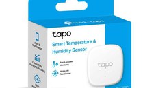 TP-LINK TAPO T310, Senzor smart de temperature si umiditate (necesită Hub Tapo), Wireless: 868 / 922 MHz, Acuratete temperature: