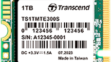 Transcend 1TB, M.2 2230, PCIe Gen3x4, NVMe, TLC, DRAM-less, EAN: 760557863229