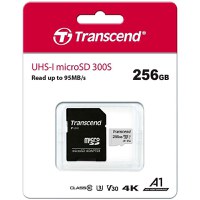 Transcend 256GB UHS-I U3, A1 microSD with Adapter, EAN: 760557843047 - 2