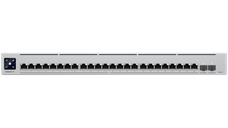 Ubiquiti Layer 3 switch with (24) 10GbE RJ45 ports and (2) 25G SFP28 ports