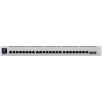 Ubiquiti Layer 3 switch with (24) 10GbE RJ45 ports and (2) 25G SFP28 ports - 1