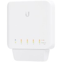 Ubiquiti network switch, 5 RJ45 Gigabit Ethernet ports, 1 PoE input and 4 PoE output links - 1