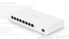 UBIQUITI UISP-R GIGABIT POE ROUTER pentru aplicatii MicroPOP, interfata: 8 x 10/1001000, 1 x 1G SFP, Procesor: Dual-core 880 MHz