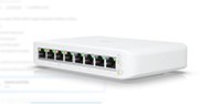 Ubiquiti UniFi 8 port switch, USW-LITE-8-POE, 8 x 10/100/1000 Mbe RJ 45 ports, 4 x POE, 8 Gbps, buget POE: 52W, SMB layer 2 PoE - 1