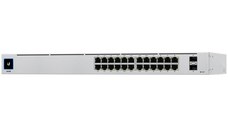 Ubiquiti USW-Pro-24-POE-EU configurable Gigabit Layer2 and Layer3 switch with auto-sensing 802.3at PoE+ and 802.3bt PoE++