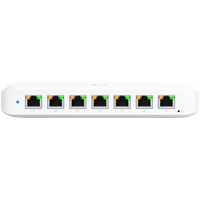 Ubiquiti USW-Ultra-210W-EU compact, Layer 2, 8-port GbE PoE switch with versatile mounting options, 7x GbE PoE+ output ports, Gb - 1