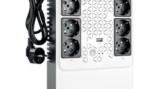 UPS Legrand MULTIPLUG 600, 600VA/360W, 6x German standard sockets, USB charger, baterie 1x 12V 7.2Ah, 230V, tehnologie Line inte