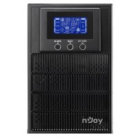 UPS nJoy Aten PRO 1000, 1000VA/800W, On-line (double convension UPS), LCD Display, 3 Prize Schuko cu Protectie, Tower, Smart SNM - 5