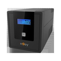 UPS nJoy Cadu 1000, 1000VA/600W, Afisaj LCD cu ecran tactil, 4 x prize Schuko - 1