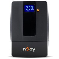 UPS nJoy Horus Plus 600, 600VA/360W, Afisaj LCD cu ecran tactil, 2 Prize Schuko cu Protectie, Repornire Automata, RJ11 protectie - 1