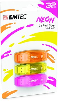 USB EMTEC, 32GB, USB 2.0, pachet de 3 buc - 1