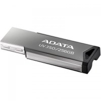 USB Flash Drive ADATA 256GB, UV350, USB3.2, Silver - 1