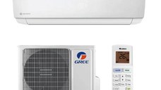 Aparat de aer conditionat Gree Bora A4 Silver GWH24AAD-K6DNA4B, model 2024, 24000 BTU, A++/A+, Wi-Fi, Inverter, Cold Plasma, Fara kit de instalare (Alb)