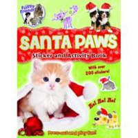 Fluffy Friends Santa Paws: Sticker, Press-out and Activity - 1
