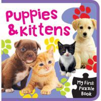 Mini Puzzle Book Puppies & Kittens - 1