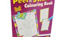 Peel & Stick Colouring Book