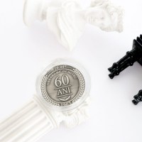 Moneda Comemorativa din Argint 2.5cm - gravura 3D Fata&Verso - 2