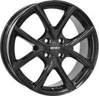 4X108 MONACO WHEELS 2 CL2 Gloss Black ALIAJ 6.5 16 - 1