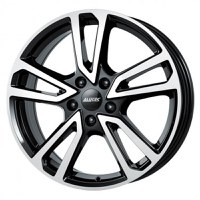 5X114.3 ALUTEC TORMENTA DIAMANT-SCHWARZ-FRONTPOLIE ALIAJ 7 17 - 1