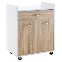 Carucior pentru bucatarie, dulap si sertar de bucatarie, mobilier pentru bucatarie 60x40x77cm HOMCOM | Aosom RO - 1