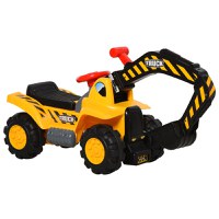 Excavator 4 in 1 HOMCOM, pentru copii 3-8 ani, 98x30x46cm | Aosom RO - 1