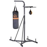 HOMCOM Aparat Multifuncțional pentru Box, cu Sac de Box Reglabil și Punching Ball, Ideal pentru Antrenament și Fitness Acasă | Aosom Romania - 1