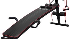 HomCom banca fitness multifunctionala, reglabila 56.5x136 cm | AOSOM RO