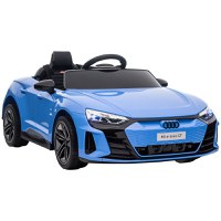 HOMCOM Mașină Electrică pentru Copii cu Motor Dublu, Mașinuță Electrică pentru Copii, 103x58x41 cm, Albastră | Aosom Romania - 1