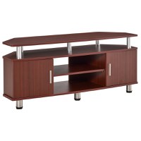 HomCom mobilier pentru TV, 2 rafturi, 120x39.5x52cm, maro | AOSOM RO - 1