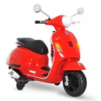 HOMCOM Motocicletă Electrică pentru Copii, 6V cu Muzică, Lumini și Sunete, 102x50,5x75,5 cm, Roșu | Aosom Romania - 1