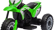 HOMCOM Motocicletă Electrică pentru Copii 6V Honda CRF450RL Licențiată Verde 3 Roți 18-36 Luni | Aosom Romania