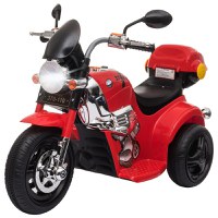 HomCom motocicleta electrica pentru copii, 87x46x54 cm, rosie | AOSOM RO - 1