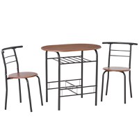 Homcom Set de masa cu scaune, mobilier pentru bucatarie, masa de pranz, scaune | AOSOM RO - 1