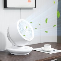 HOMCOM Ventilator pentru flux de aer cu 3 viteze, oscilare la 70° inclinare la 90°, ventilator personal de pus pe masa | AOSOM RO - 1