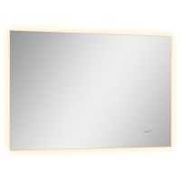 kleankin Oglinda de baie iluminata cu LED-uri, oglinda de baie dreptunghiulara de perete cu iluminare din spate, 60x90 | AOSOM RO - 1