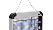 Lampa pentru Insecte Electrica 20W Outsunny, pentru 60m² Argintie | Aosom Romania