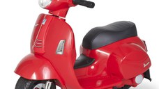 Motocicleta pentru Copii HOMCOM Brand Vespa 6V, 18-36 luni | Aosom Romania