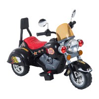 Motoreta Electrica pentru Copii HOMCOM cu 3 Roti 6V, Negru | Aosom RO - 1