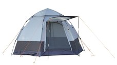 Outsunny Cort de Camping cu 4 Locuri, Deschidere Automată și Accesorii Incluse, Cort de Călătorie, 2.6x2.6x1.5 m Gri | Aosom Romania