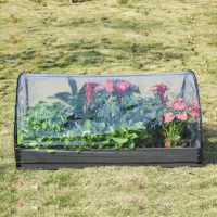 Outsunny Mini Sera de Gradina pentru plante, legume, fructe, gradinarit cu acoperire in PVC transparent | Aosom Ro - 1