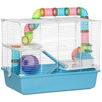 PawHut cusca mare pentru hamsteri, din otel, 59x36x47cm | Aosom Romania - 1