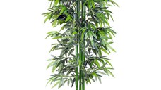 Planta de Bambus Artificial in Ghiveci 180cm, Decor pentru Casa, Birou, Interior si Exterior OutSunny | Aosom RO