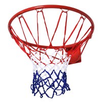 Plasa Cos de Basket cerc din metal si plasa din nylon Φ46cm, rosu, albastru, alb HOMCOM | Aosom RO - 1