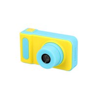 Aparat foto compact pentru copii Lamtech LAM112051, 12MP, Full HD, Ecran 2inch, Zoom 4x (Albastru/Galben) - 1